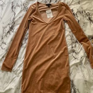 Velvet long sleep dress